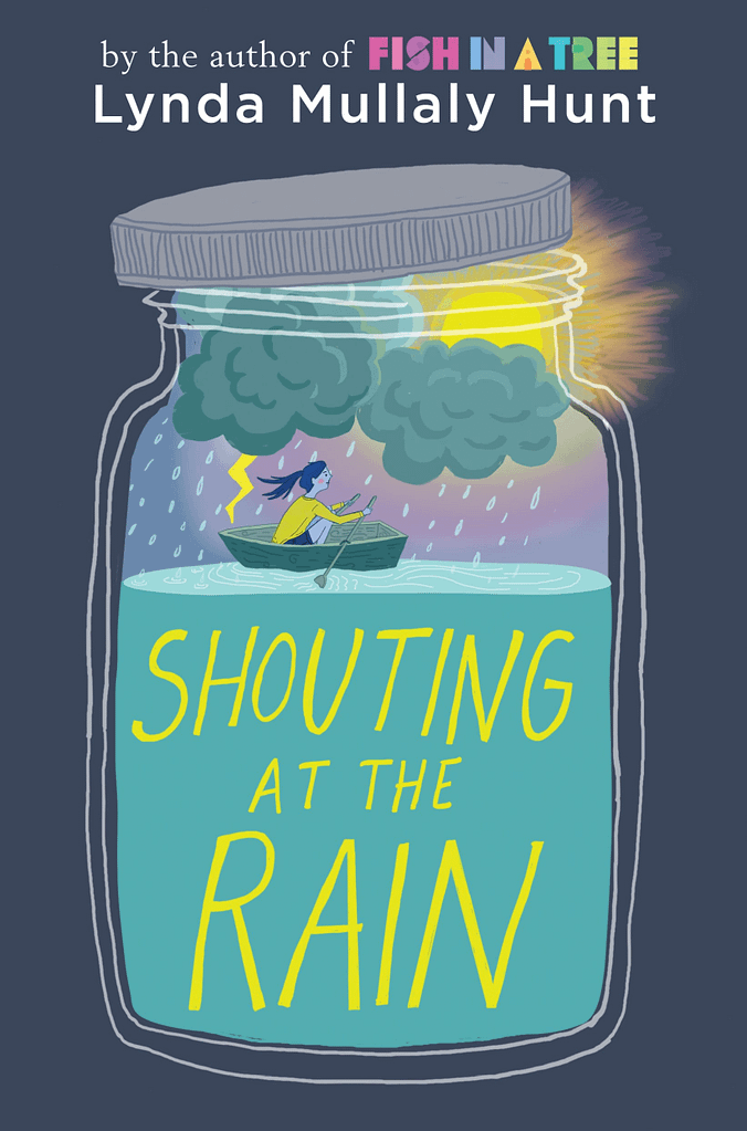 Book cover of Shouting in the Rain by Lynda Hunt