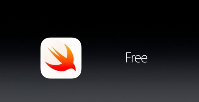 App Store logo of the Swift Playgrounds app with Free shown beside it.