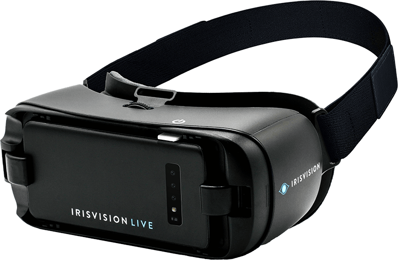 IrisVision Live VR/AR headset magnifier